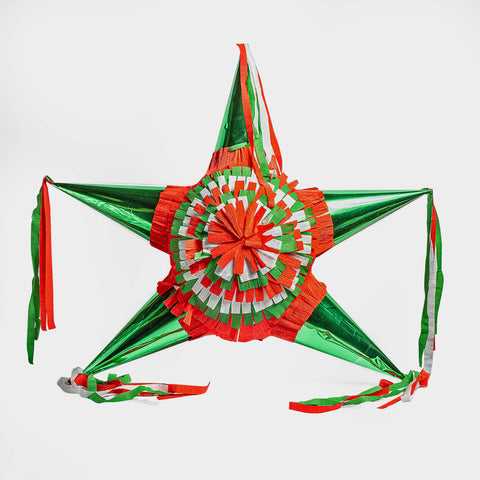 Green Star Handmade Piñata | H 140cm / W 110cm