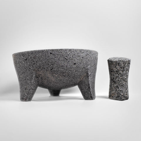 Basalt stone molcajetes 22 cm